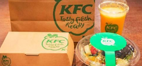 KFC都脫紅入綠了，輕食成了外賣老板們的又一片藍海？